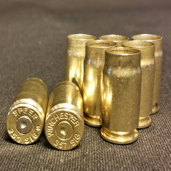 once fired 357 sig bulk brass for reloading in stock free shipping