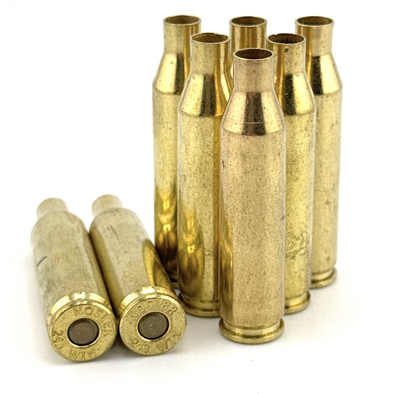 Once-Fired .243 Winchester Brass