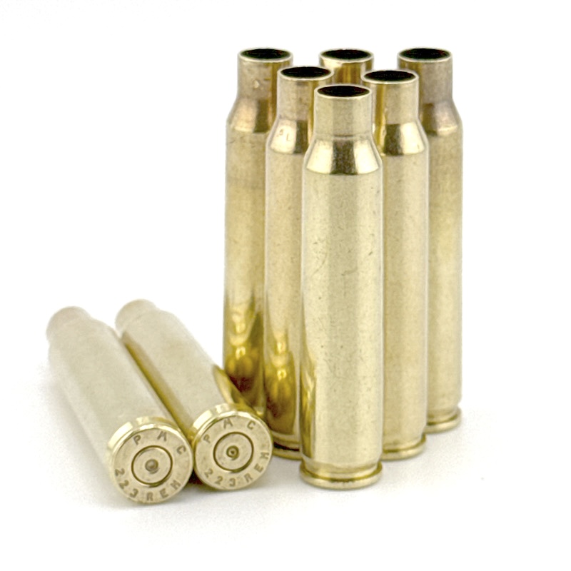 Once Fired Brass 223 Remington Grade 2 Box of 500 (Bulk Packaged)