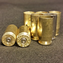 40 Smith & Wesson brass cartridge cases cleaned and prepped ready for  reloading