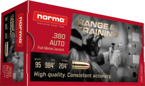 NORMA .380 AUTO 95GR FMJ 1000CT