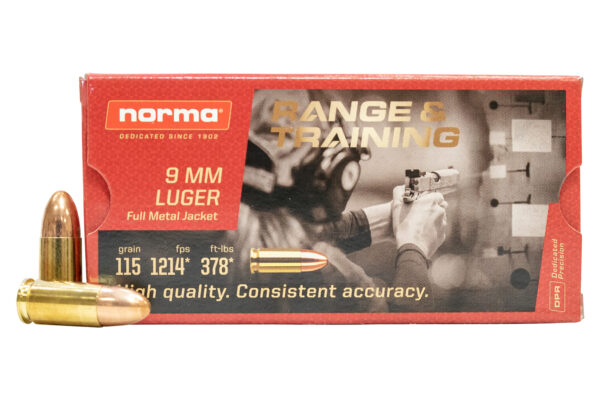 NORMA 9MM 115GR FMJ 1000CT