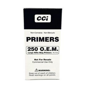CCI #250 LARGE RIFLE MAG PRIMERS 5000CT