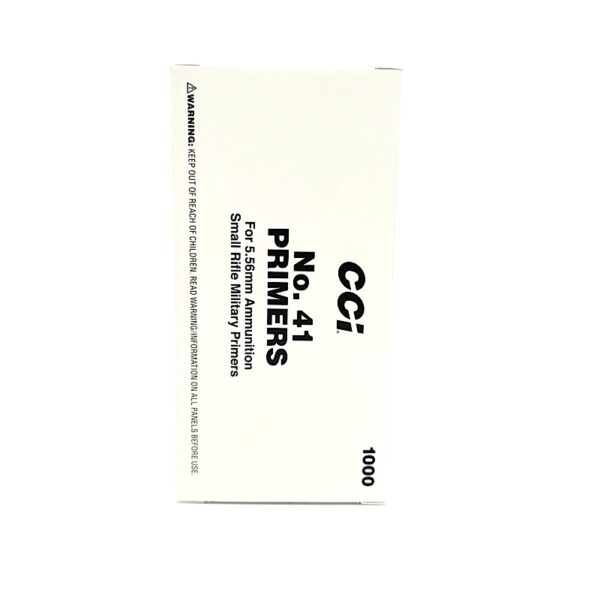 CCI #41 SMALL RIFLE MILITARY PRIMERS 5000ct