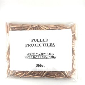 FACTORY PULLED PROJECTILES 500CT