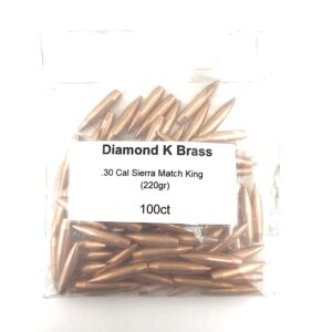 30 CAL SIERRA MATCH KING 220GR 100CT